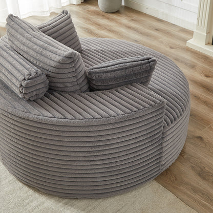 GDFStudio - Emberwood Corduroy Single Sofa Cloud Recliner