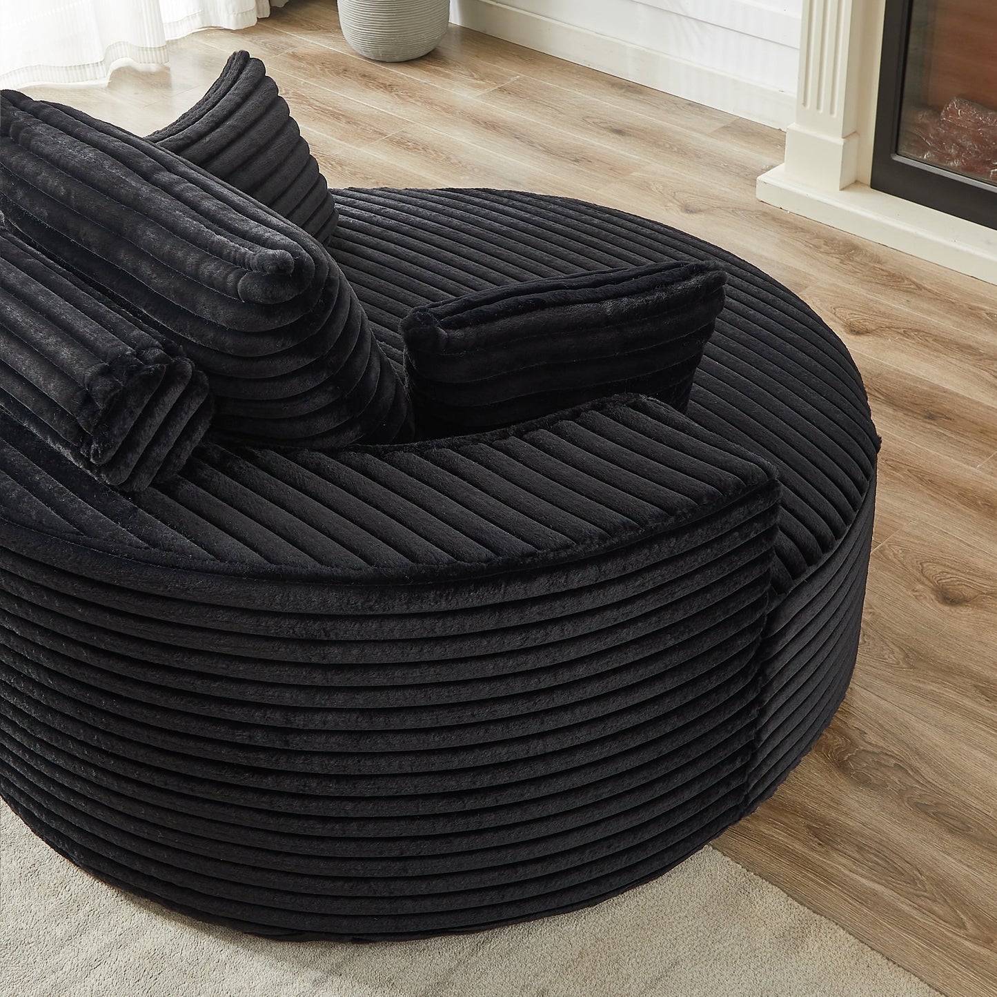 GDFStudio - Emberwood Corduroy Single Sofa Cloud Recliner