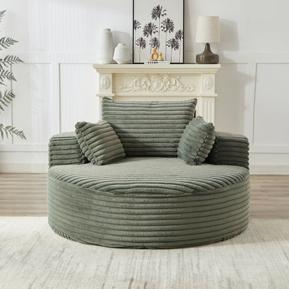 GDFStudio - Emberwood Corduroy Single Sofa Cloud Recliner