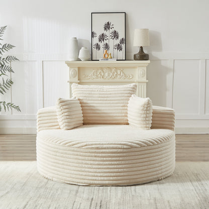 GDFStudio - Emberwood Corduroy Single Sofa Cloud Recliner