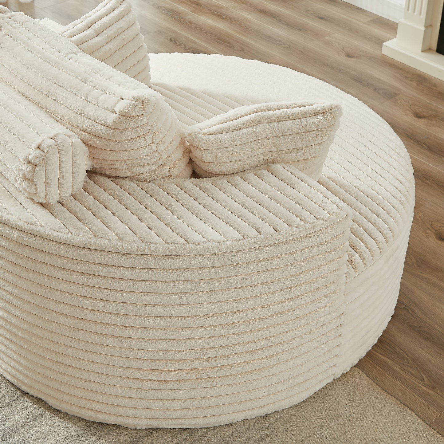 GDFStudio - Emberwood Corduroy Single Sofa Cloud Recliner