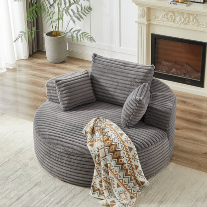 GDFStudio - Emberwood Corduroy Single Sofa Cloud Recliner