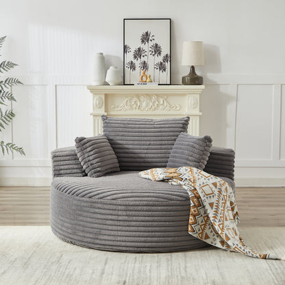 GDFStudio - Emberwood Corduroy Single Sofa Cloud Recliner