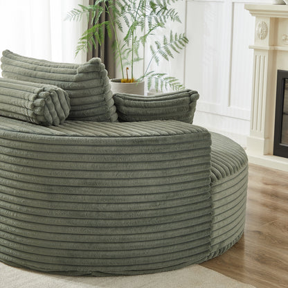 GDFStudio - Emberwood Corduroy Single Sofa Cloud Recliner