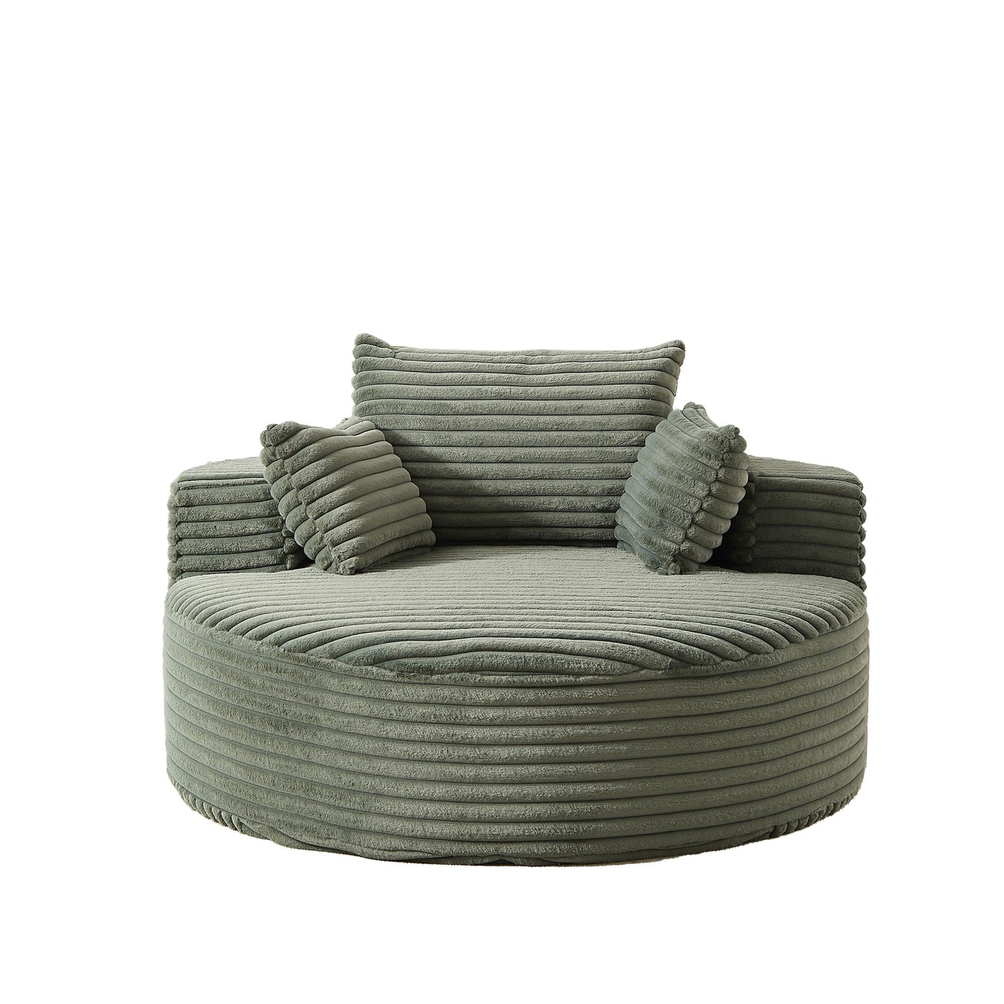 GDFStudio - Emberwood Corduroy Single Sofa Cloud Recliner