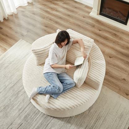 GDFStudio - Emberwood Corduroy Single Sofa Cloud Recliner
