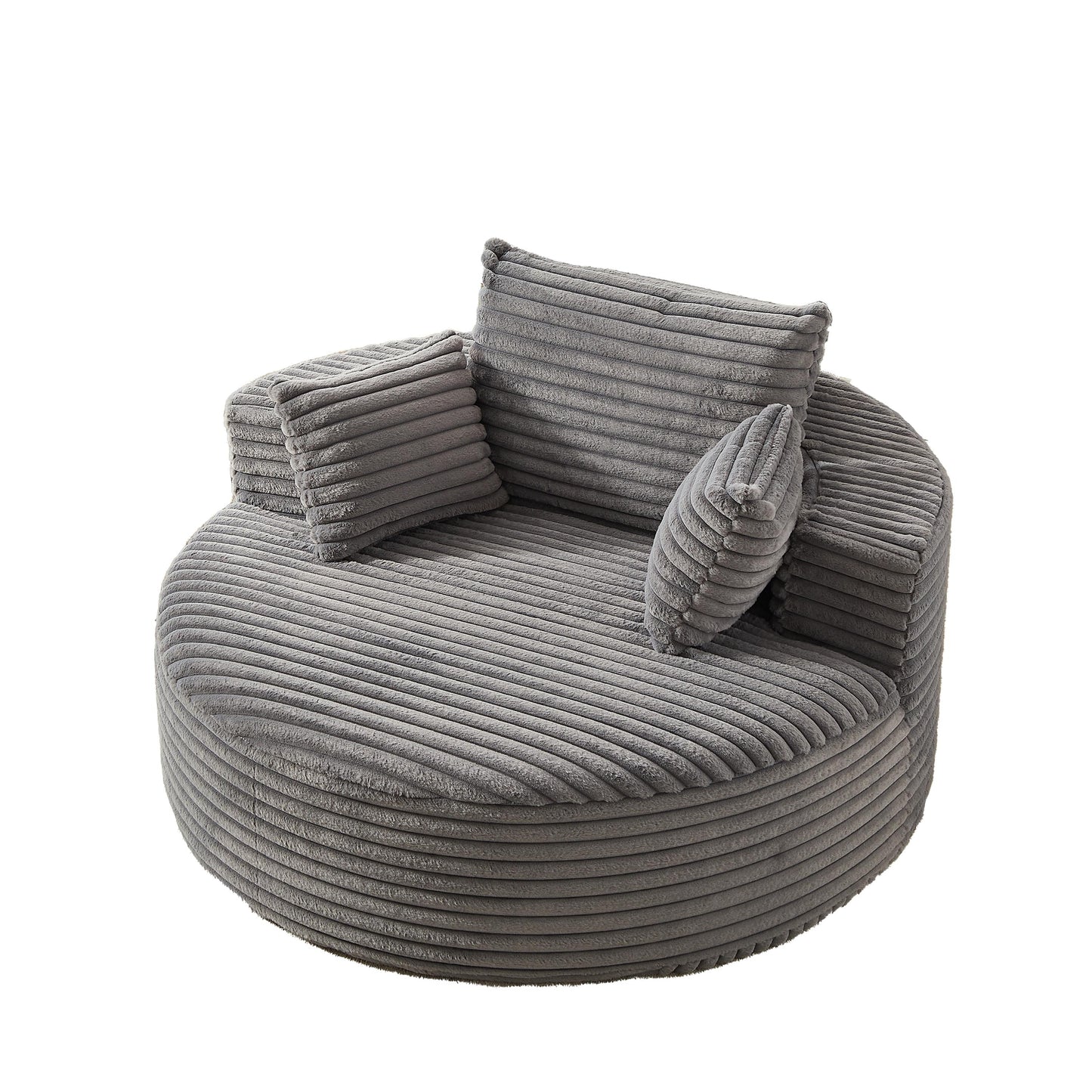 GDFStudio - Emberwood Corduroy Single Sofa Cloud Recliner