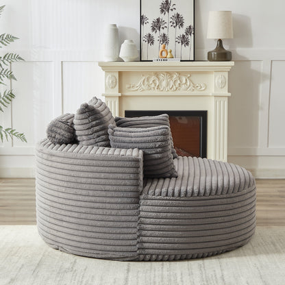 GDFStudio - Emberwood Corduroy Single Sofa Cloud Recliner