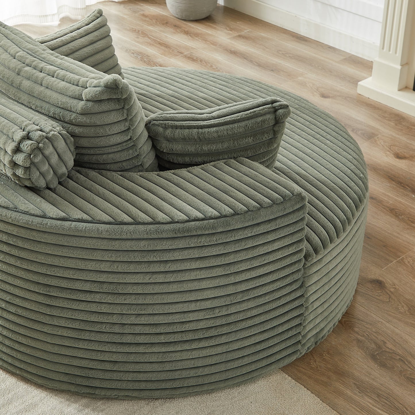 GDFStudio - Emberwood Corduroy Single Sofa Cloud Recliner