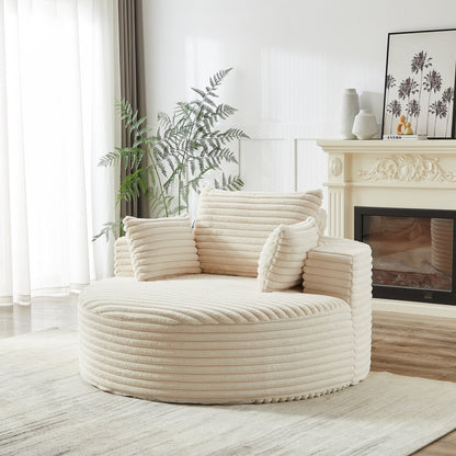 GDFStudio - Emberwood Corduroy Single Sofa Cloud Recliner