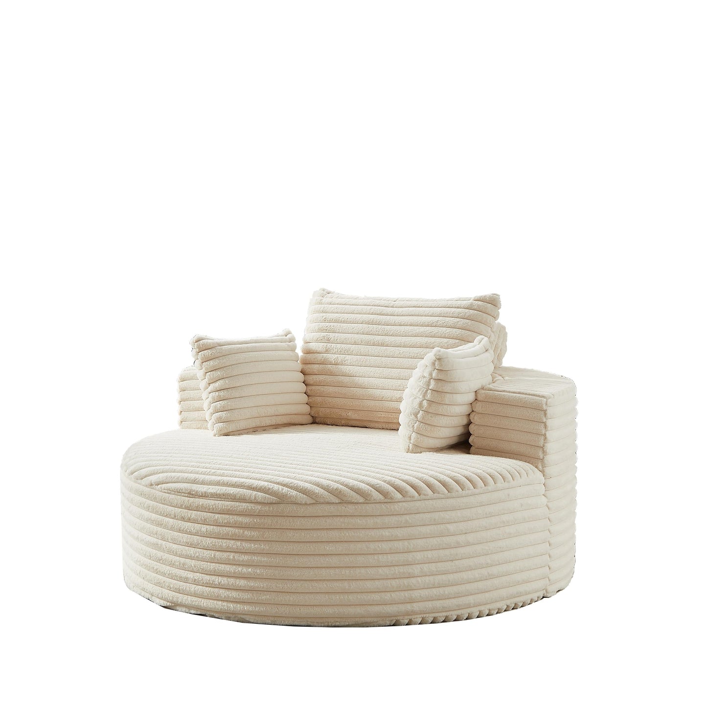 GDFStudio - Emberwood Corduroy Single Sofa Cloud Recliner