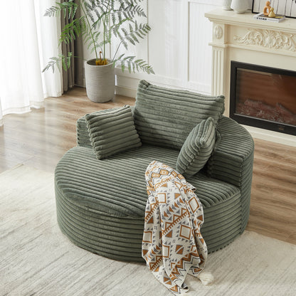 GDFStudio - Emberwood Corduroy Single Sofa Cloud Recliner