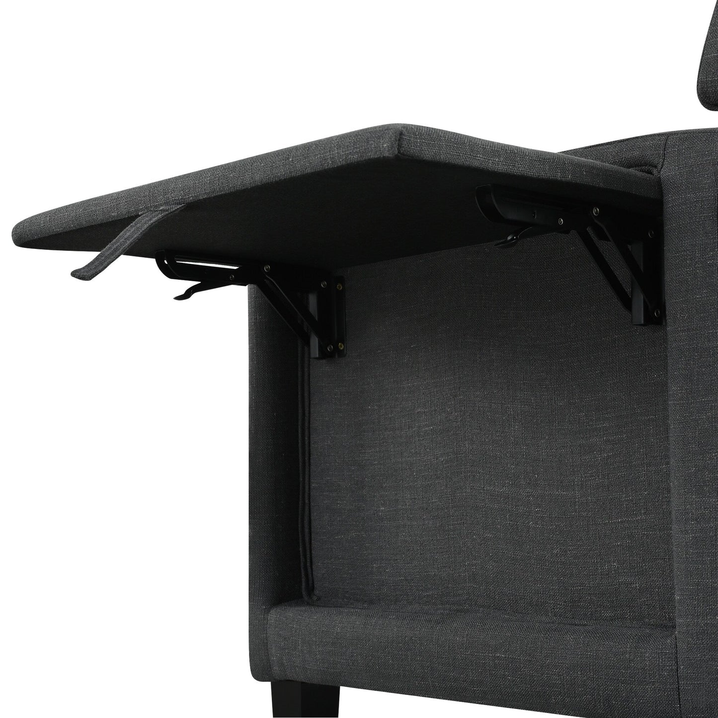 Christopher Knight Home - Isabella Manual WingBack Recliner Chair with Foldable Table & USB Ports