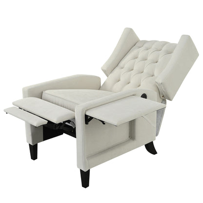 Christopher Knight Home - Isabella Manual WingBack Recliner Chair with Foldable Table & USB Ports