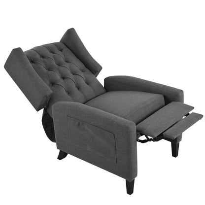 Christopher Knight Home - Isabella Manual WingBack Recliner Chair with Foldable Table & USB Ports