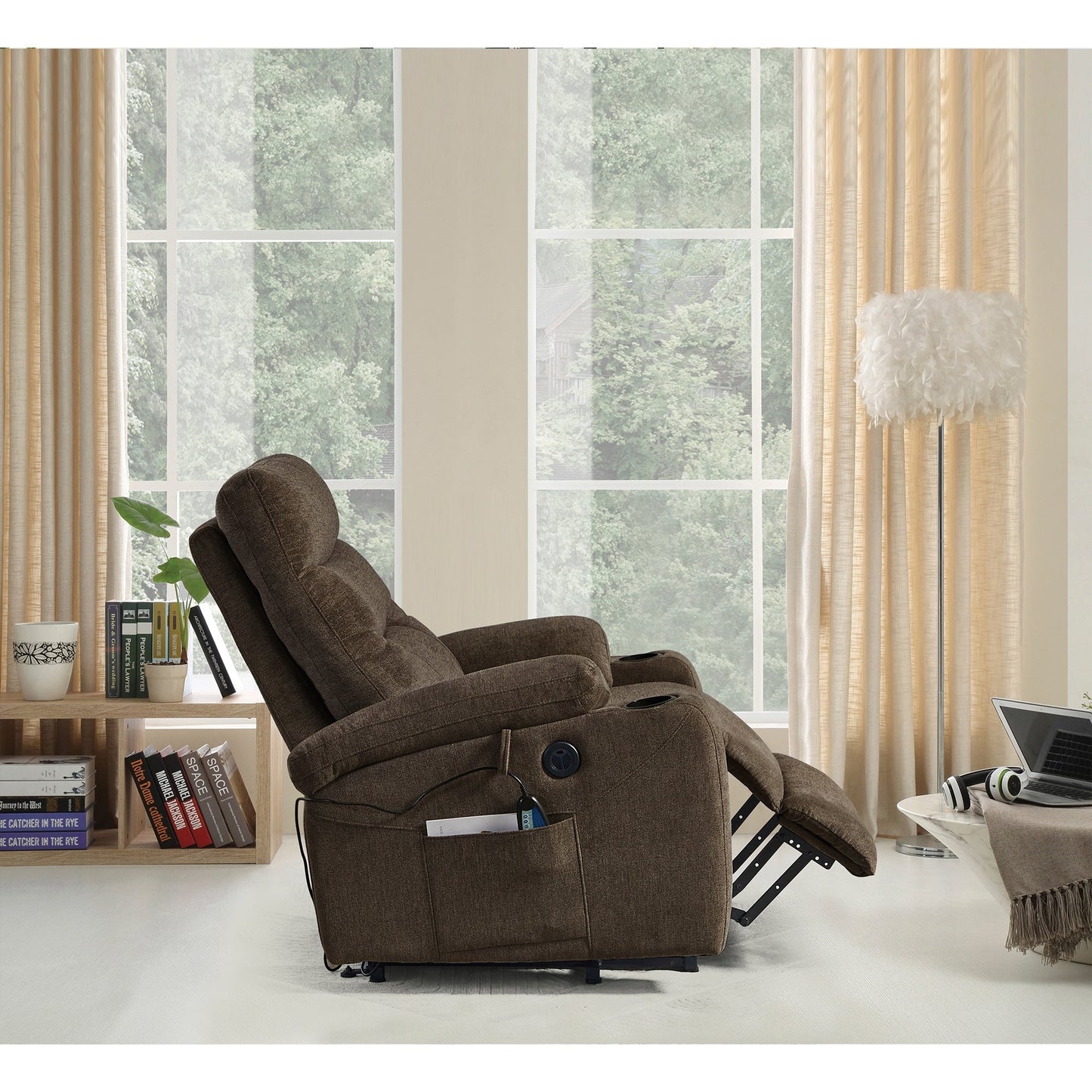 Christopher Knight Home Electric Power Lift Recliner Chair with Massage