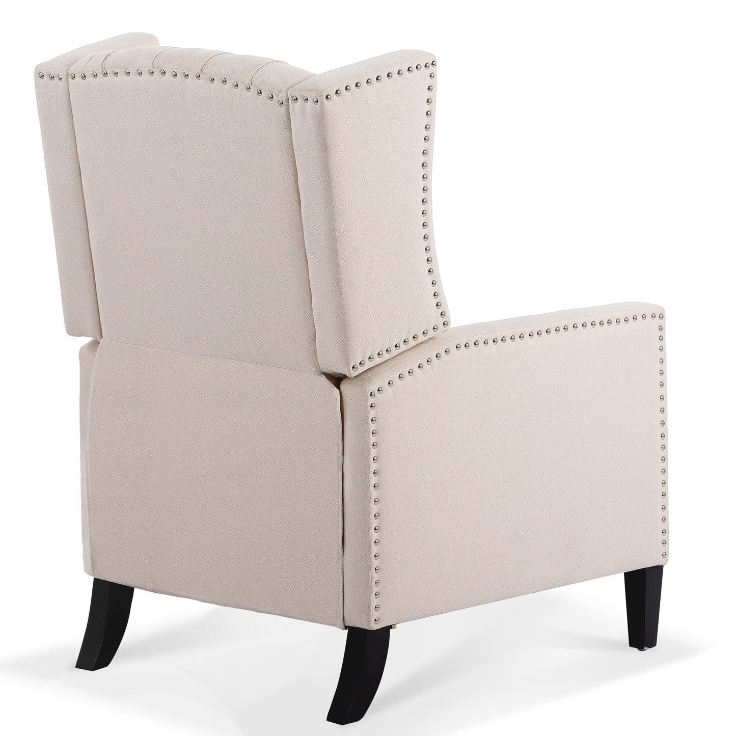 Christopher Knight Home Upholstered Wing Back Push Recliner Chair