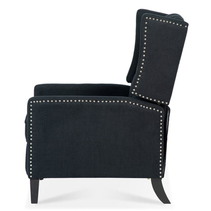 Christopher Knight Home Upholstered Wing Back Push Recliner Chair