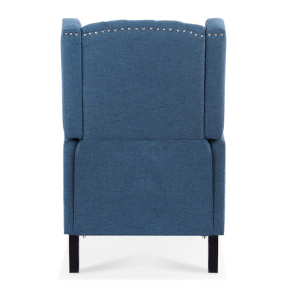 Christopher Knight Home Upholstered Wing Back Push Recliner Chair