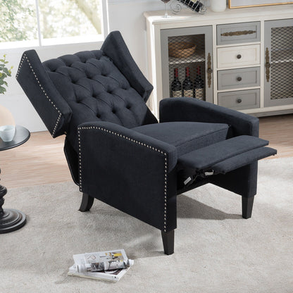Christopher Knight Home Upholstered Wing Back Push Recliner Chair