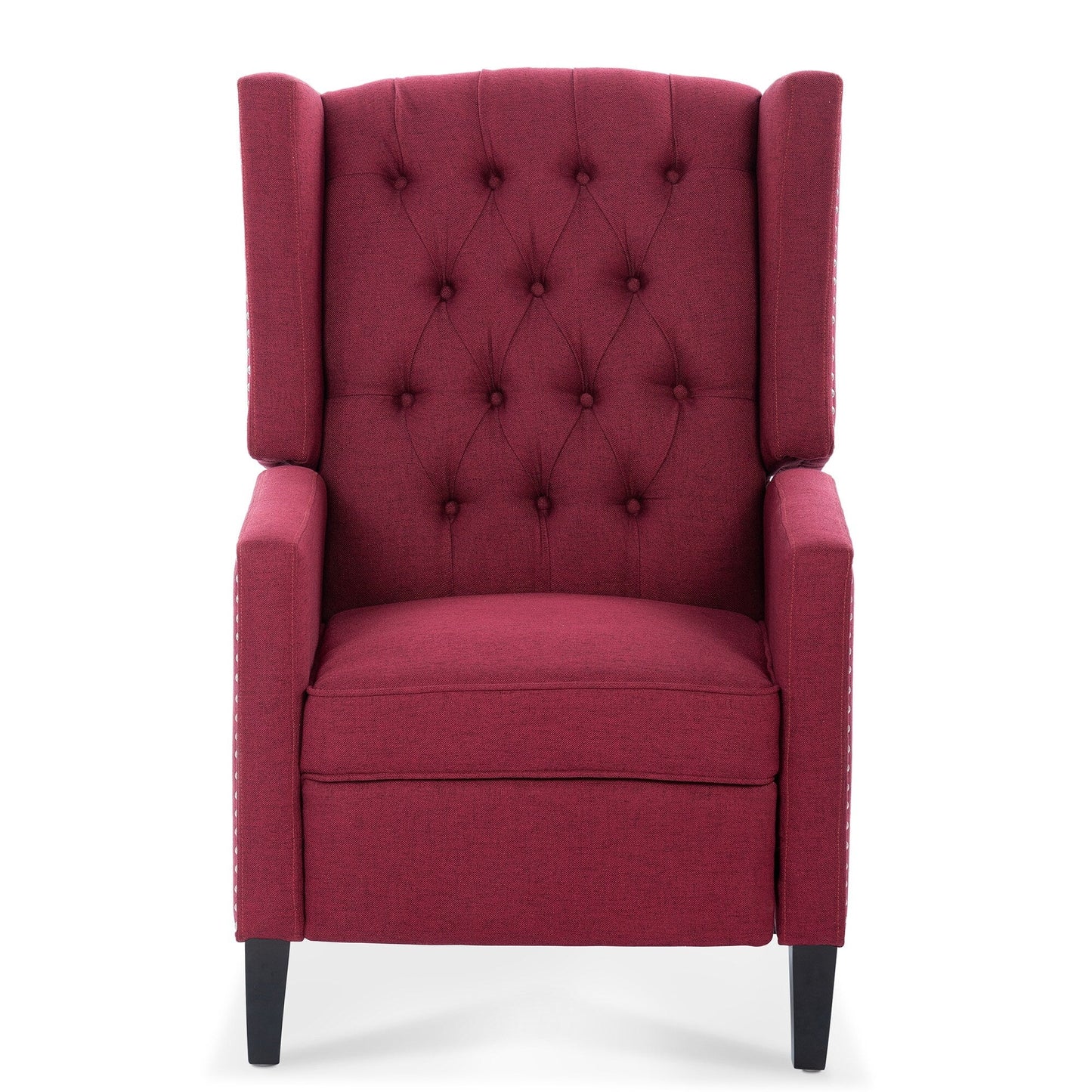 Christopher Knight Home Upholstered Wing Back Push Recliner Chair