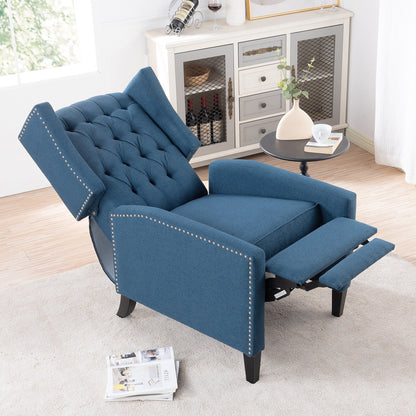 Christopher Knight Home Upholstered Wing Back Push Recliner Chair