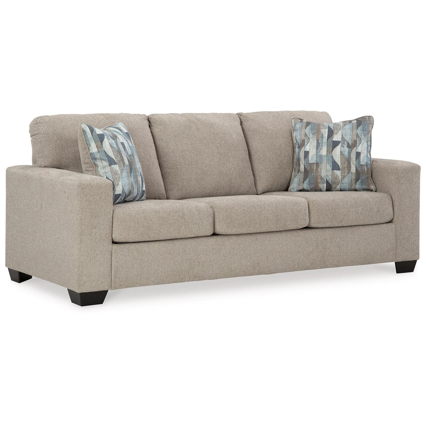 Gavin Sleeper Sofa, Queen Bed, Parchment Brown Upholstery, 85 Inch