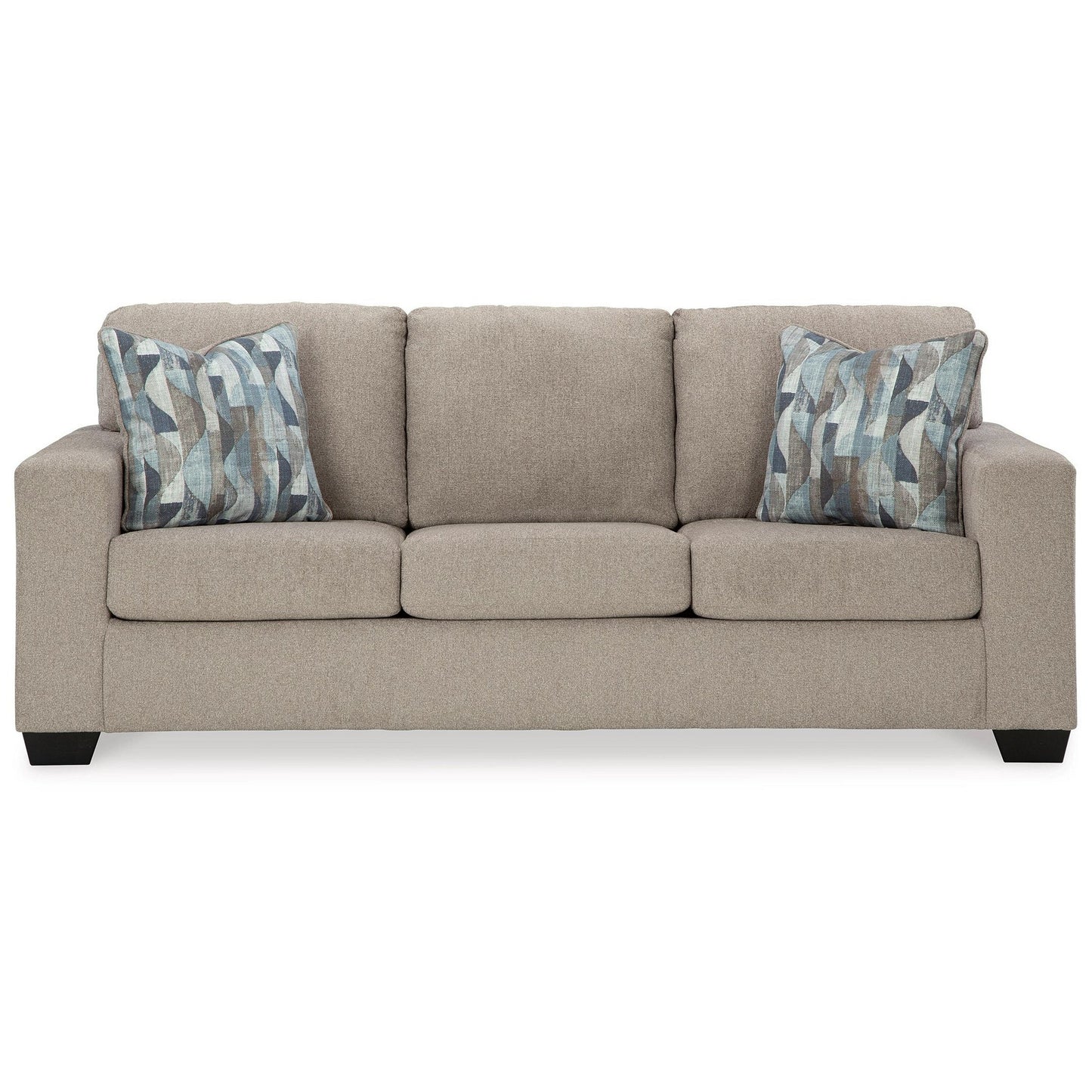 Gavin Sleeper Sofa, Queen Bed, Parchment Brown Upholstery, 85 Inch