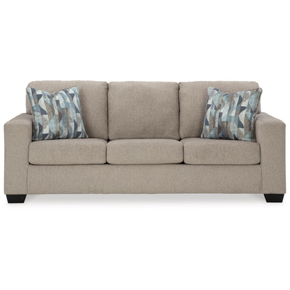 Gavin Sleeper Sofa, Queen Bed, Parchment Brown Upholstery, 85 Inch