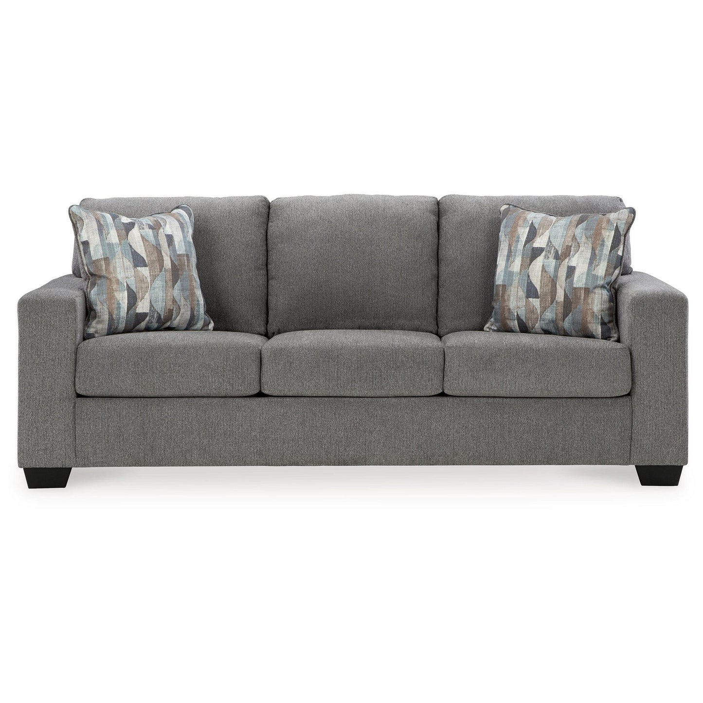 Gavin Sleeper Sofa, Queen Size Bed, Graphite Gray Upholstery, 85 Inch