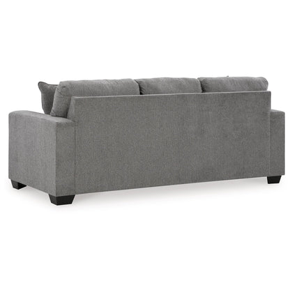 Gavin Sleeper Sofa, Queen Size Bed, Graphite Gray Upholstery, 85 Inch