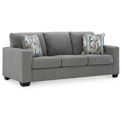 Gavin Sleeper Sofa, Queen Size Bed, Graphite Gray Upholstery, 85 Inch