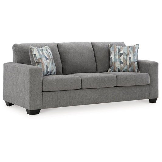 Gavin Sleeper Sofa, Queen Size Bed, Graphite Gray Upholstery, 85 Inch