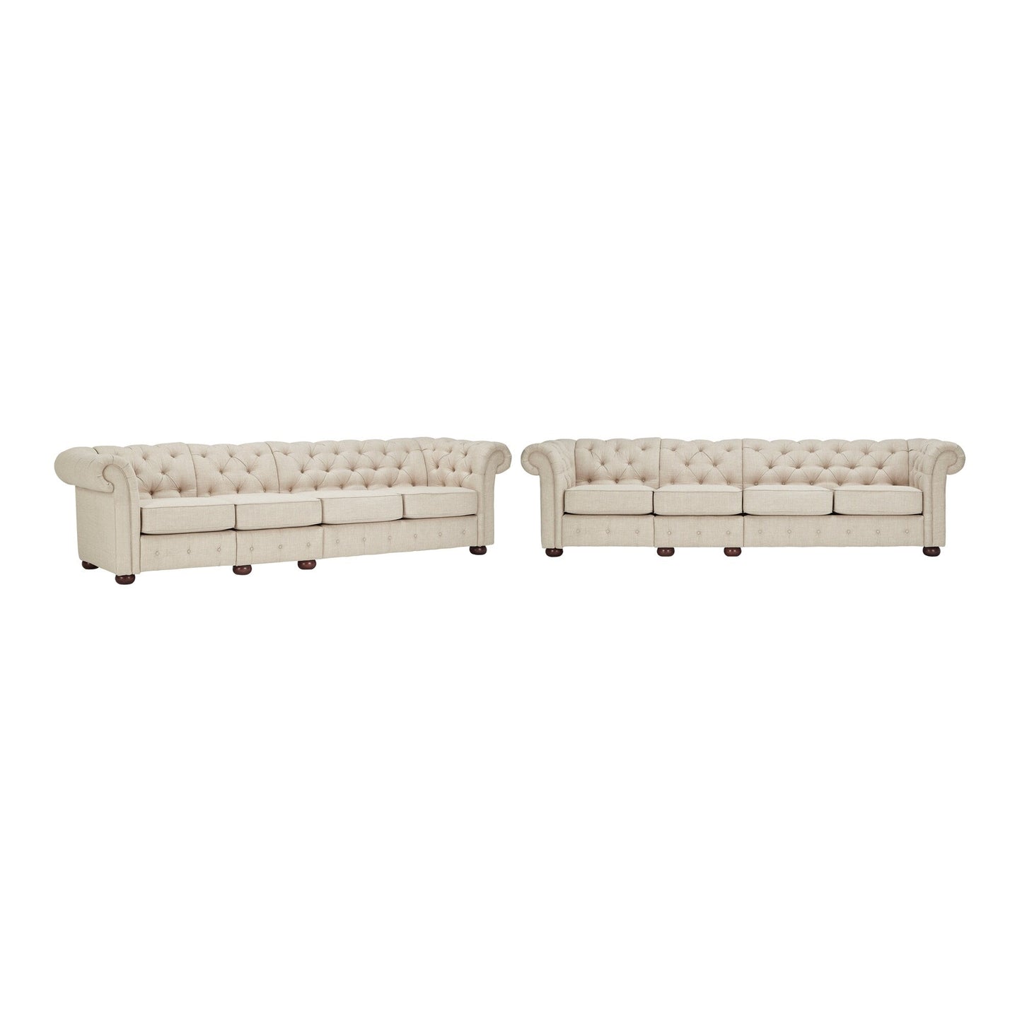 Gdansk 4-Seat Modular Chesterfield Sofa