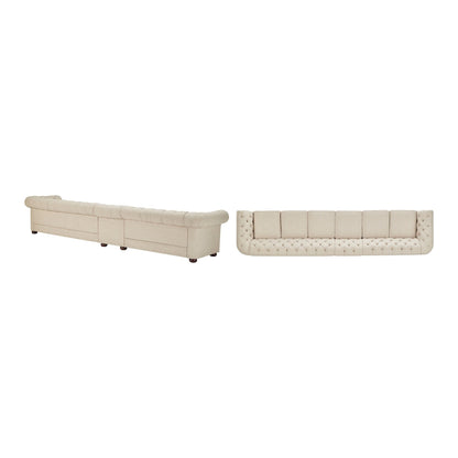 Gdansk 4-Seat Modular Chesterfield Sofa