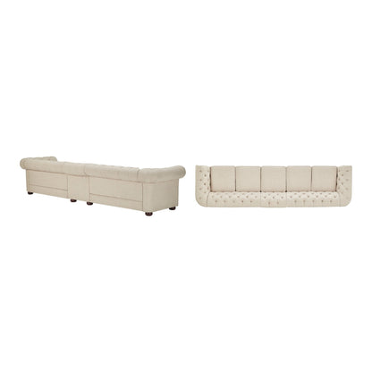 Gdansk 4-Seat Modular Chesterfield Sofa