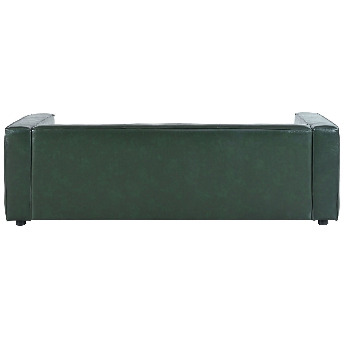 Goyette Faux Leather 3 Seater Sofa by Christopher Knight Home