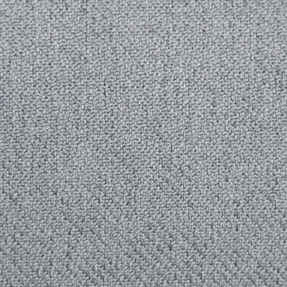 Gray Modern 79 Button Tufted Linen Upholstered 3-seater Sofa with 2 USB Ports and Solid Square Plastic Foot