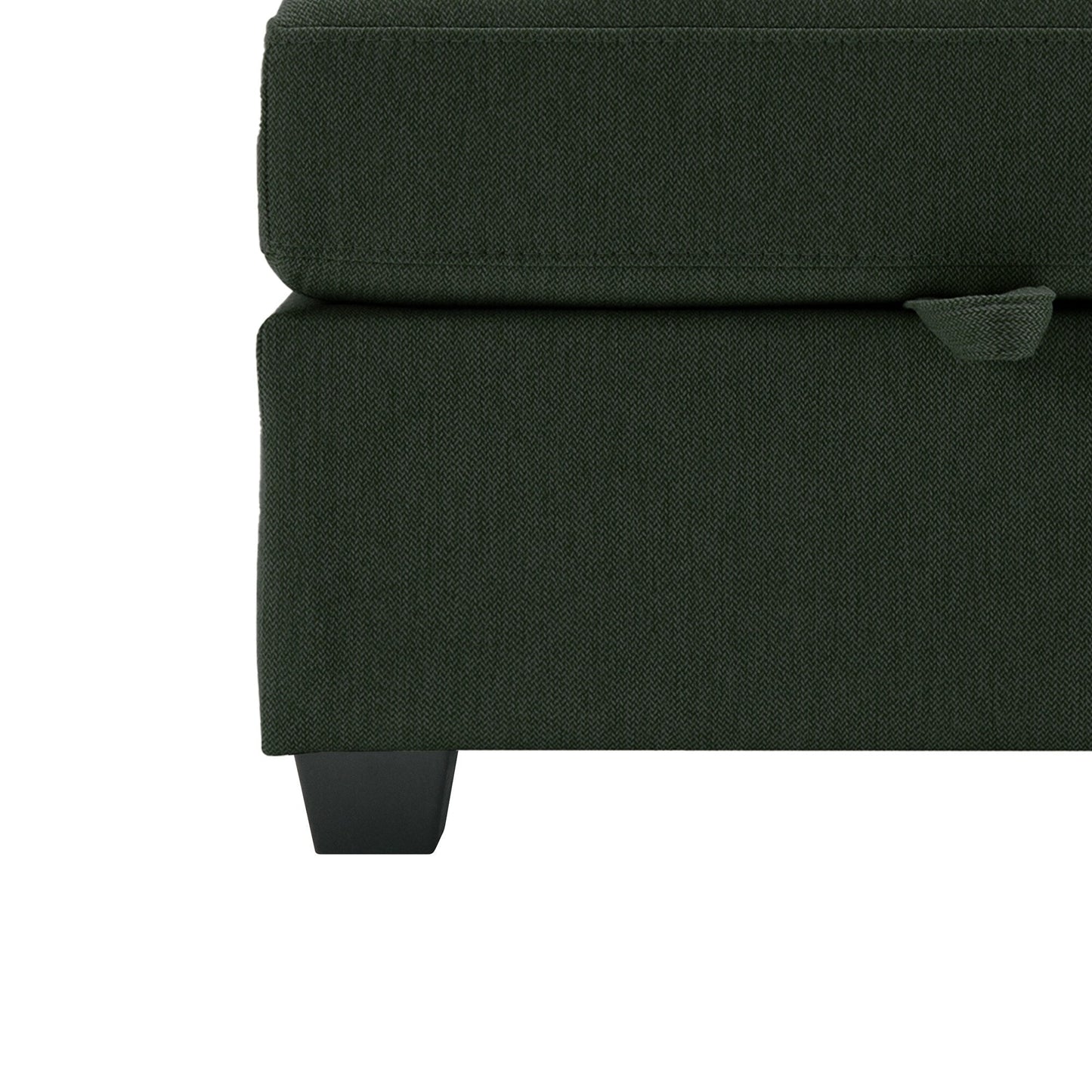 Green 113.8'' Polyester 4 Seater Modular Sectional Sofa Couch with Storage, Customizable, Adjustable Arms and Backs