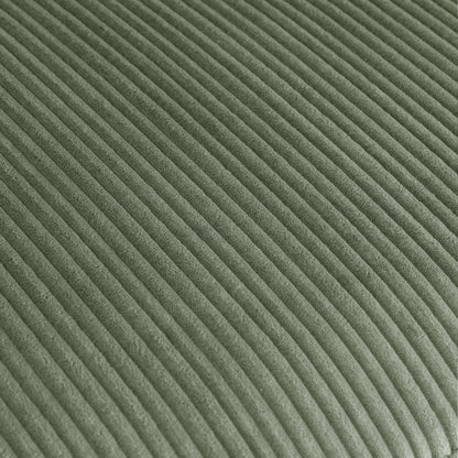 Green 90'' Corduroy Sleeper Sofa with Detachable Ottomans, Two Cushions, and Storage Space