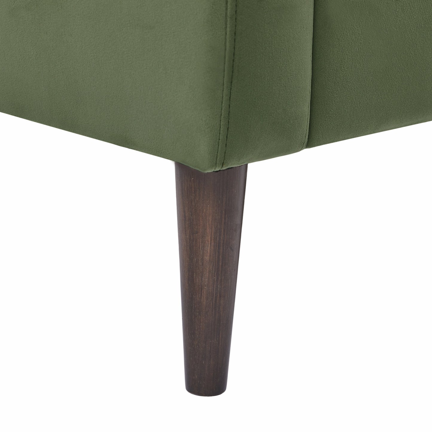 Green Velvet Loveseat Chesterfield Upholstered Sofa