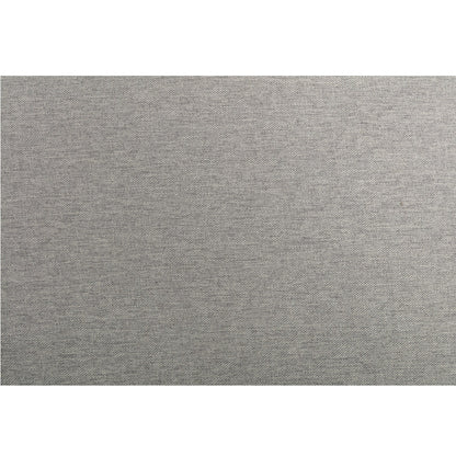 Grey 74.8 Modern Fabric 2-Seater Sofa with Iron Legs and Comfortable Cushions, Ideal for Apartments and Bedrooms