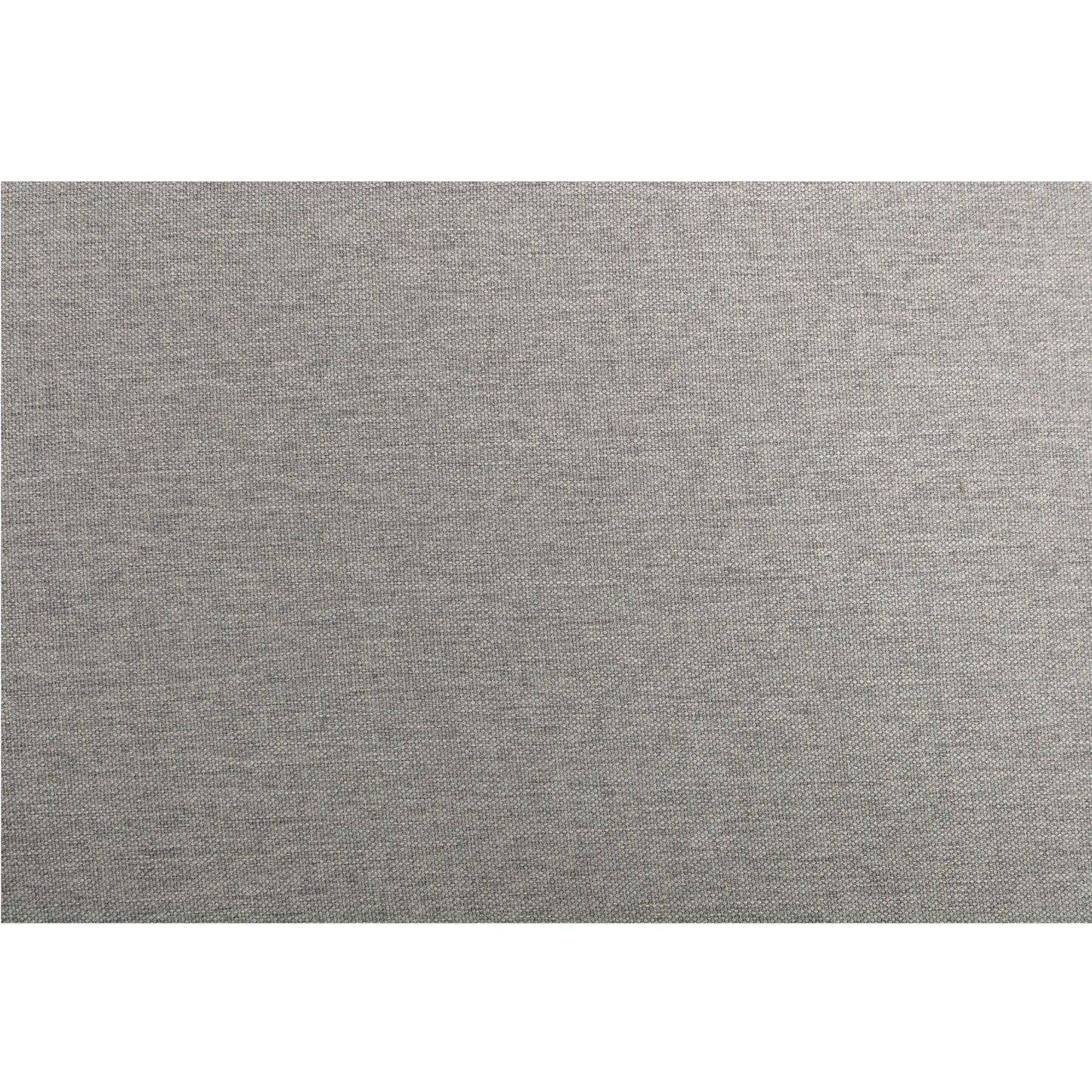 Grey 74.8'' Modern Fabric 2-Seater Sofa with Iron Legs and Comfortable Cushions