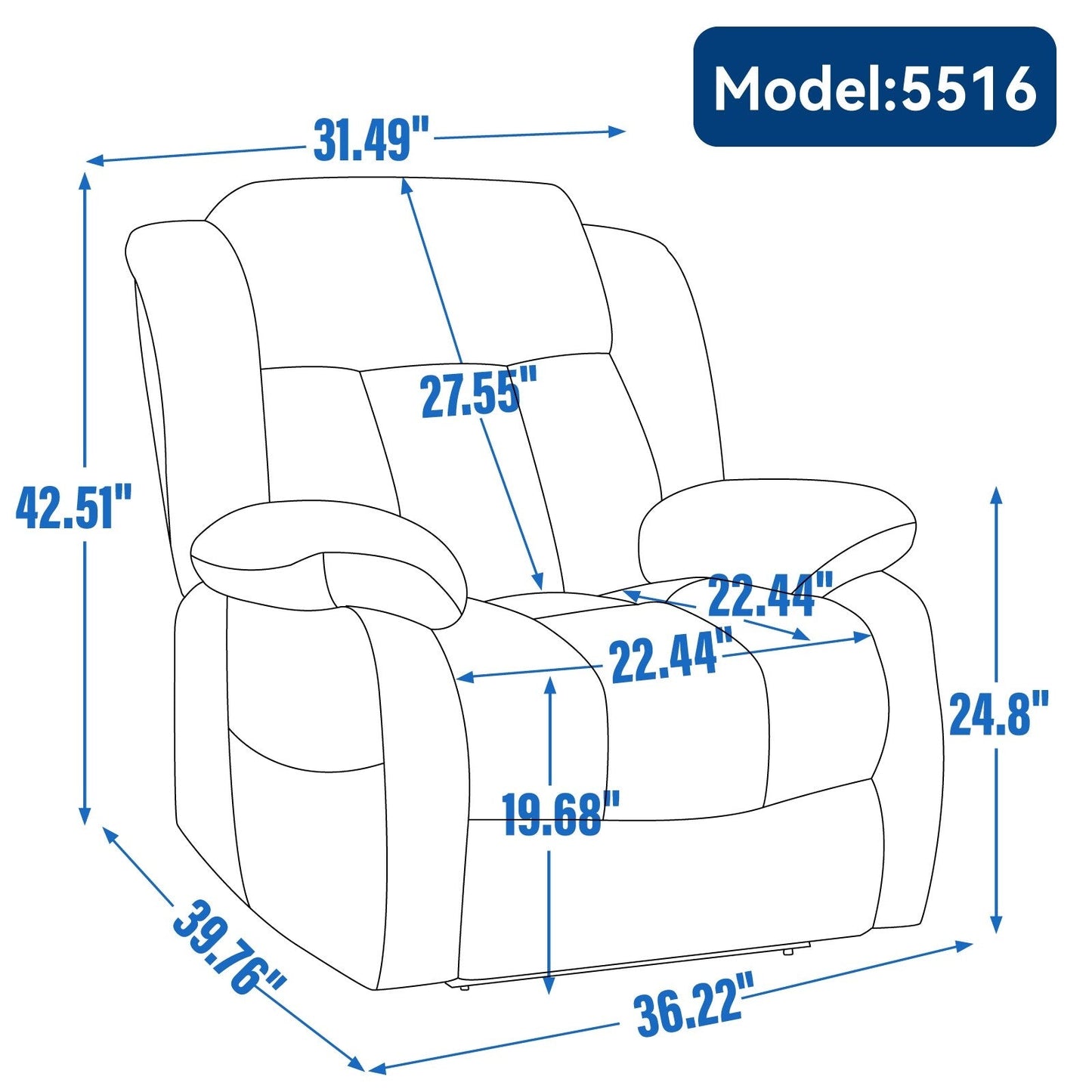 Grey Electric Power Lift Recliner Chair with Dual Motor, Infinite Position Adjustment, Massage & Heat, Supports Up to 350 lbs