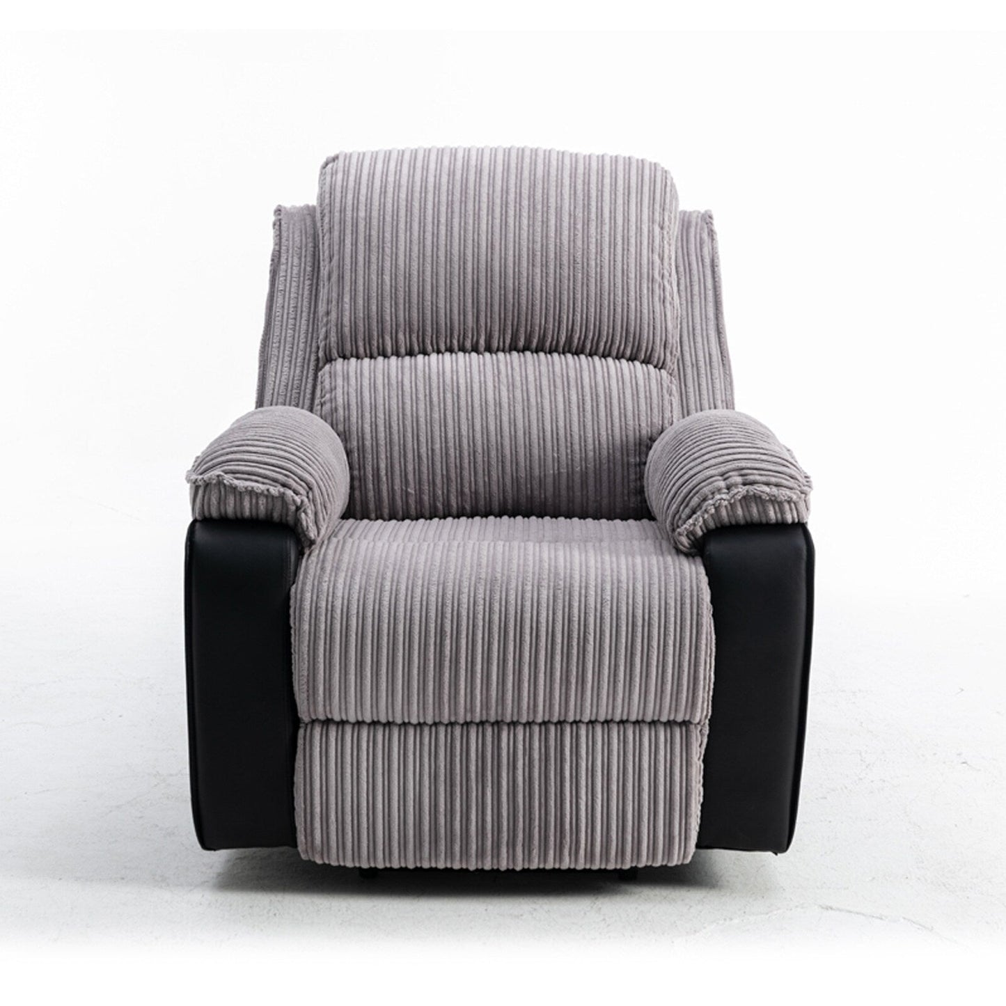 Grey Recliner Chair with Electric Remote, Adjustable Backrest and Footrest for Ultimate Living Room Comfort