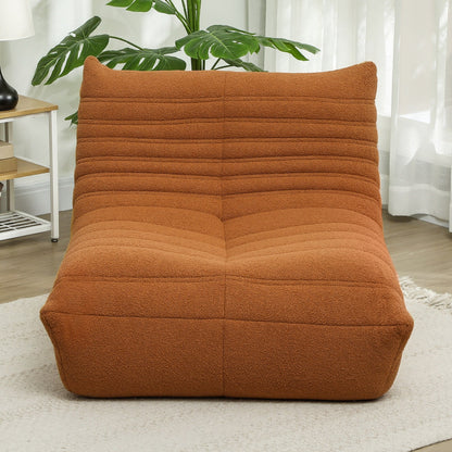 HOMCOM Bean Bag Chair for Adults, Giant Fireside Chair Lazy Sofa, Bean Bag Sofa with High Density Comfortable Foam