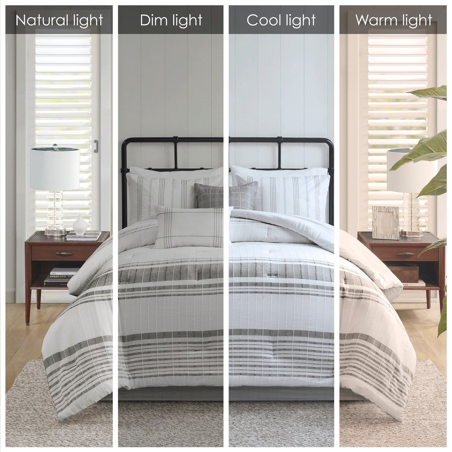 Harbor House Morgan 6 Piece Cotton Jacquard Oversized Comforter Set