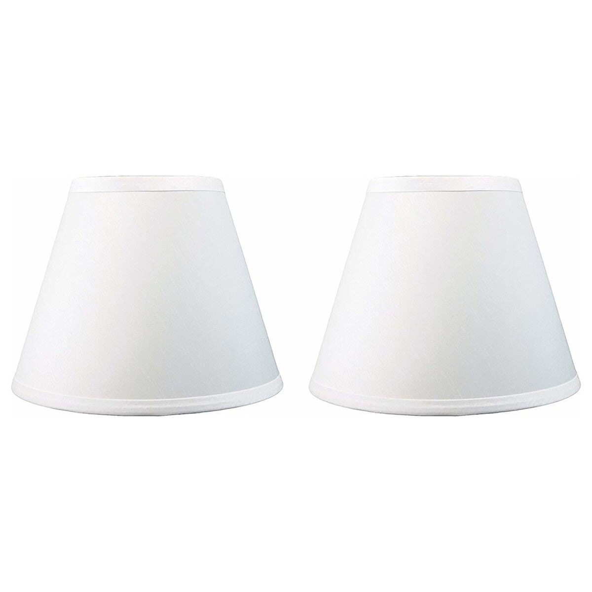 Hardback Faux Silk Conical Lamp Shade, 5 inch Top, 9 inch Bottom, 7 inch Slant