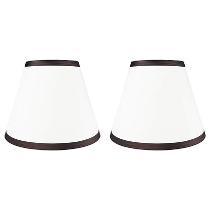 Hardback Faux Silk Conical Lamp Shade, 5 inch Top, 9 inch Bottom, 7 inch Slant