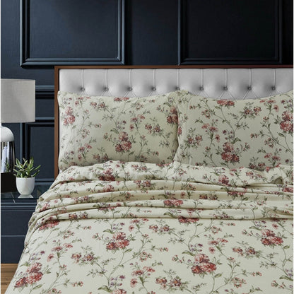 Heavyweight 200GSM Cotton Flannel Printed Extra Deep Pocket Sheet Set